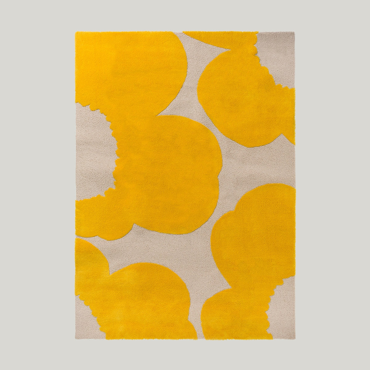 Iso Unikko Yellow Rug 200x140cm - Sunflower - image 1