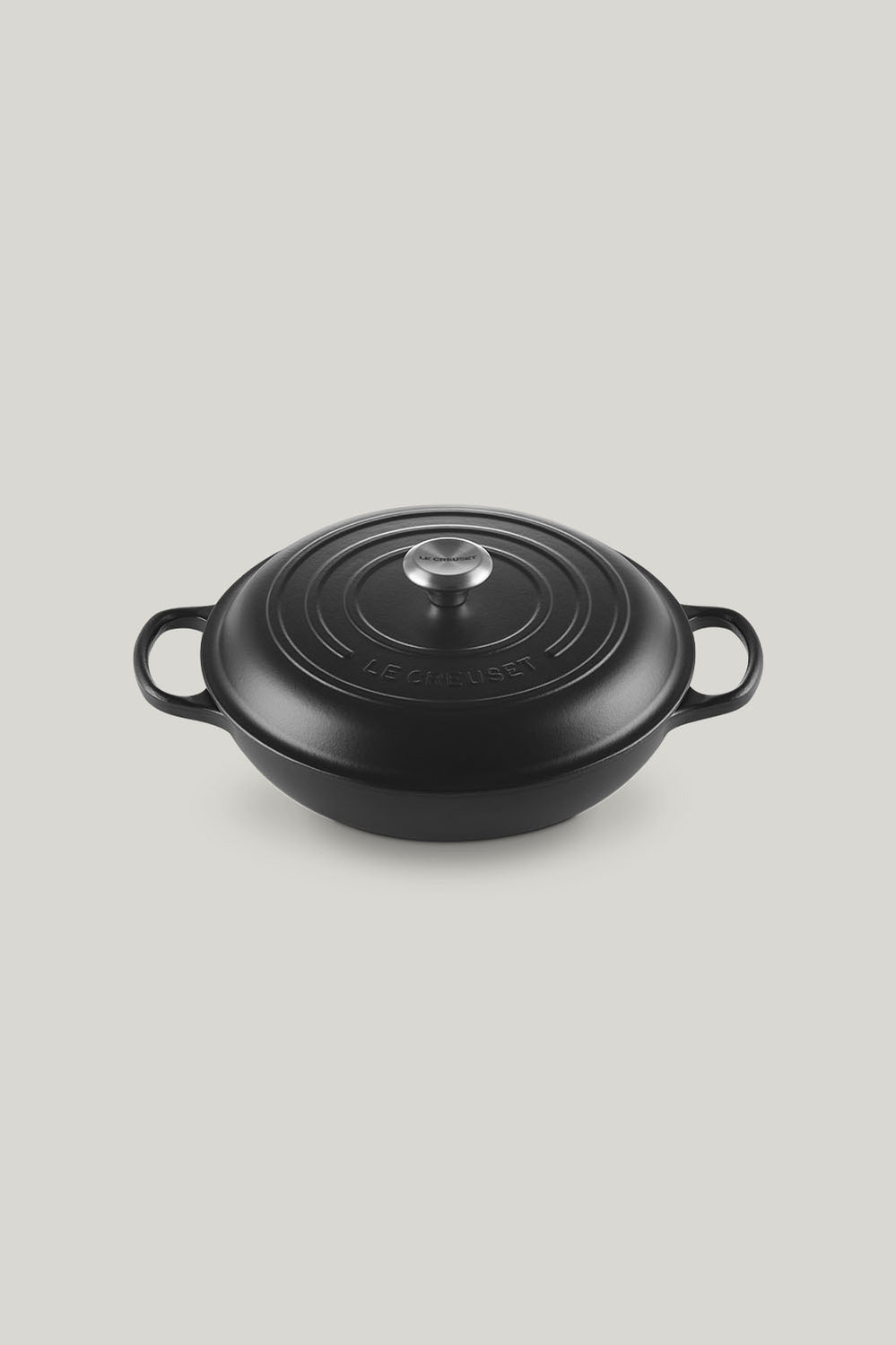 Signature Cast Iron Shallow Casserole 30cm - Matte Black - image 1