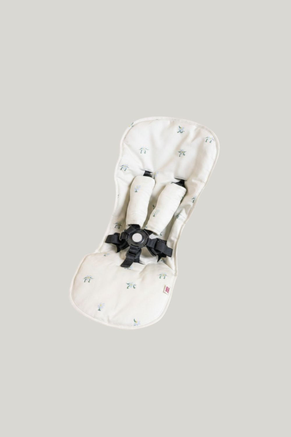 Cosy Pram Liner And Harness Protector - Dancing Daisies - Cream - image 1