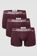 3-pack Bamboo Trunks - Apollo - Burgundy - image 1