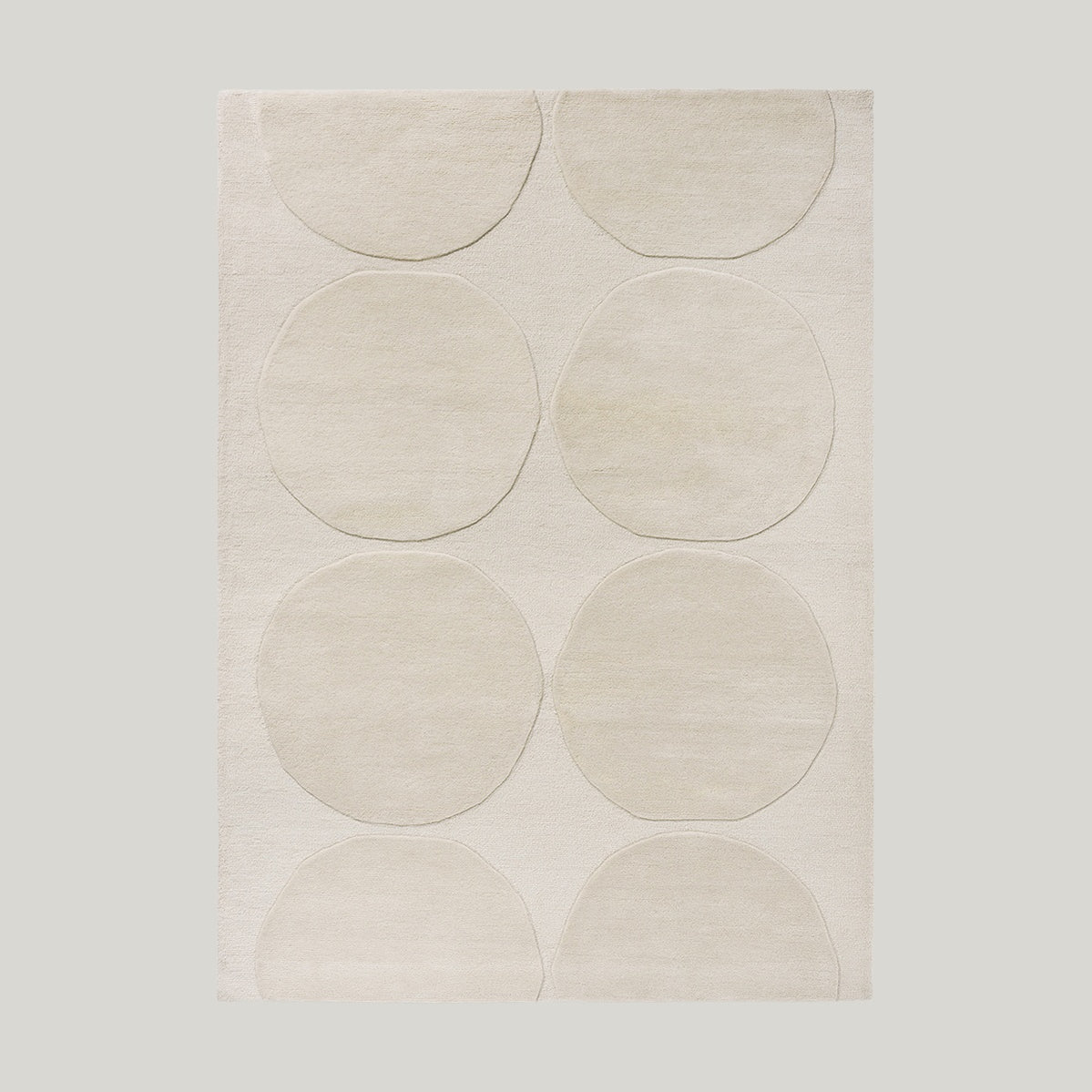 Isot Kivet Natural White Rug 200x140cm - Cream - image 1