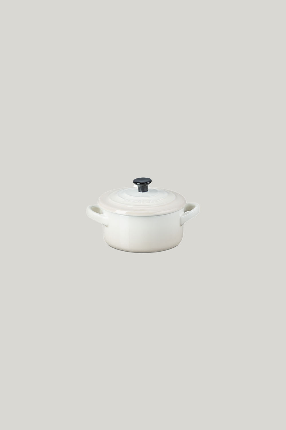 Stoneware Mini Cocotte 10cm - Meringue - image 1