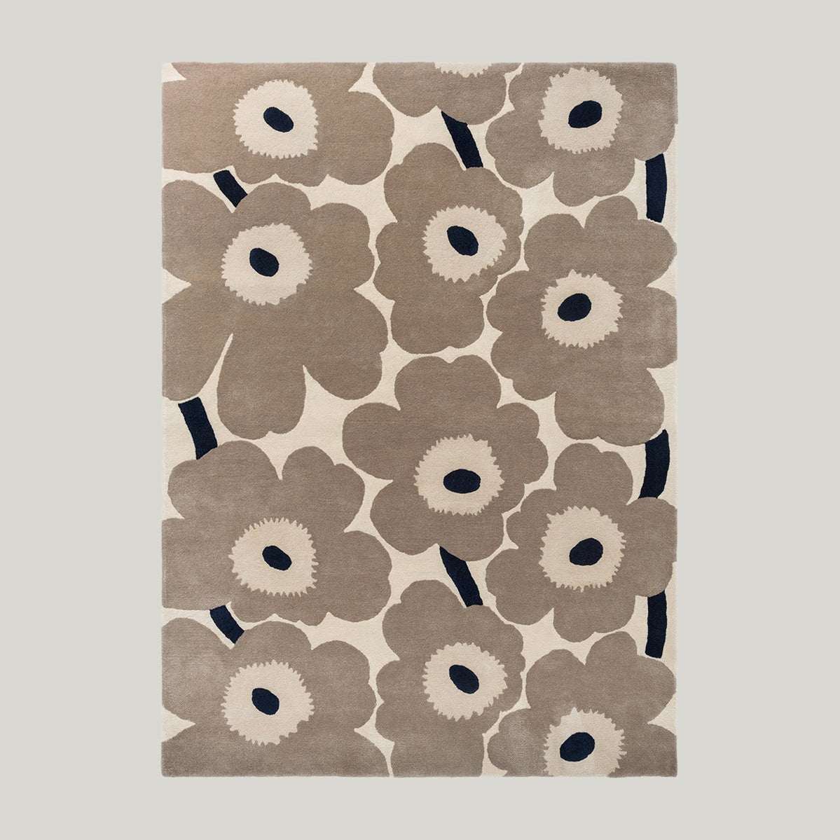 Unikko Greige Rug 200x140cm - Beige - image 1
