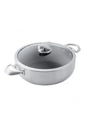 Shallow Casserole With Lid | 26cm / 3.7l - Silver - image 1