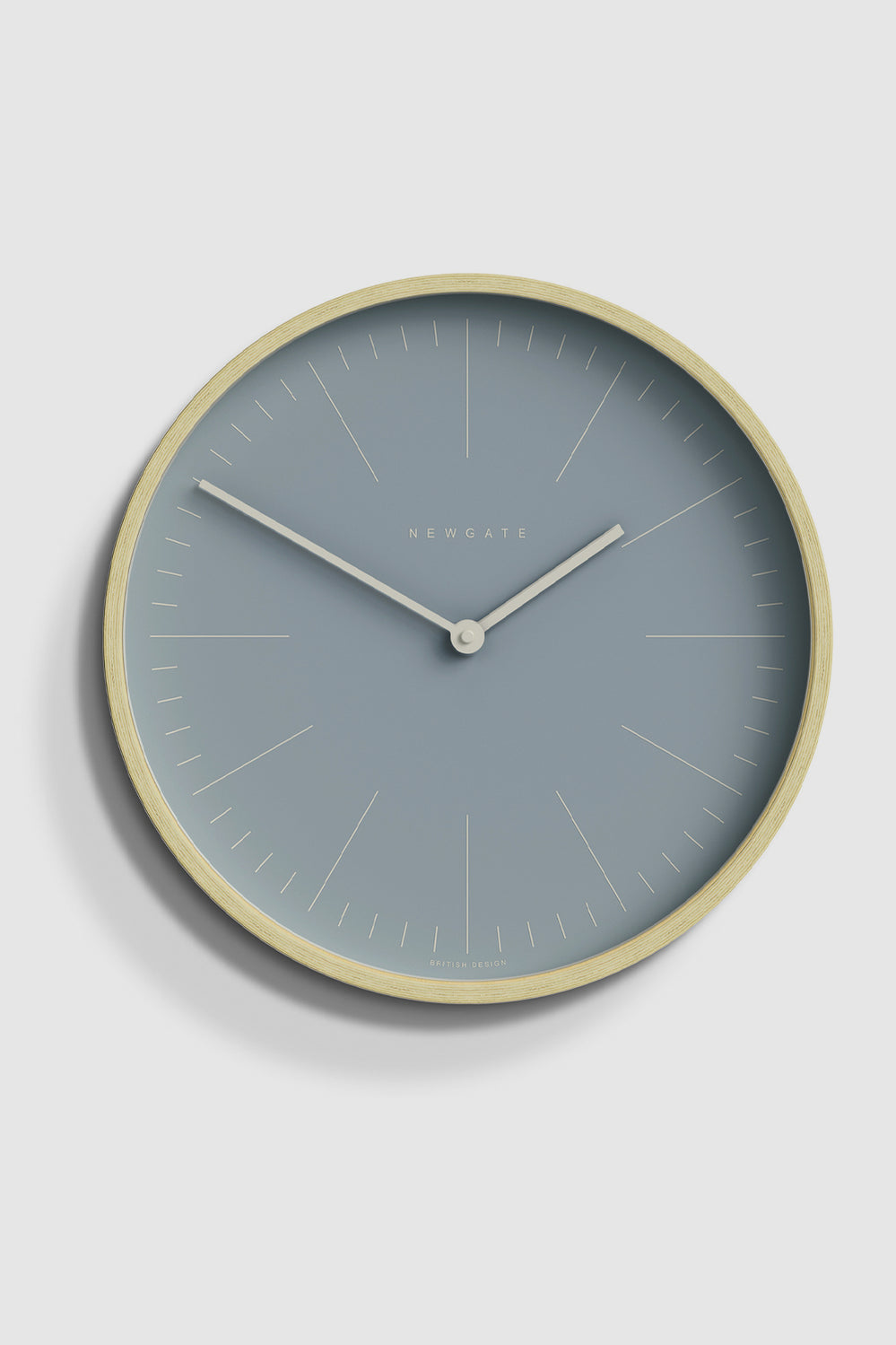 Mr Clarke Clock - Pale Wood Pill Blue Dial - Blue - image 1