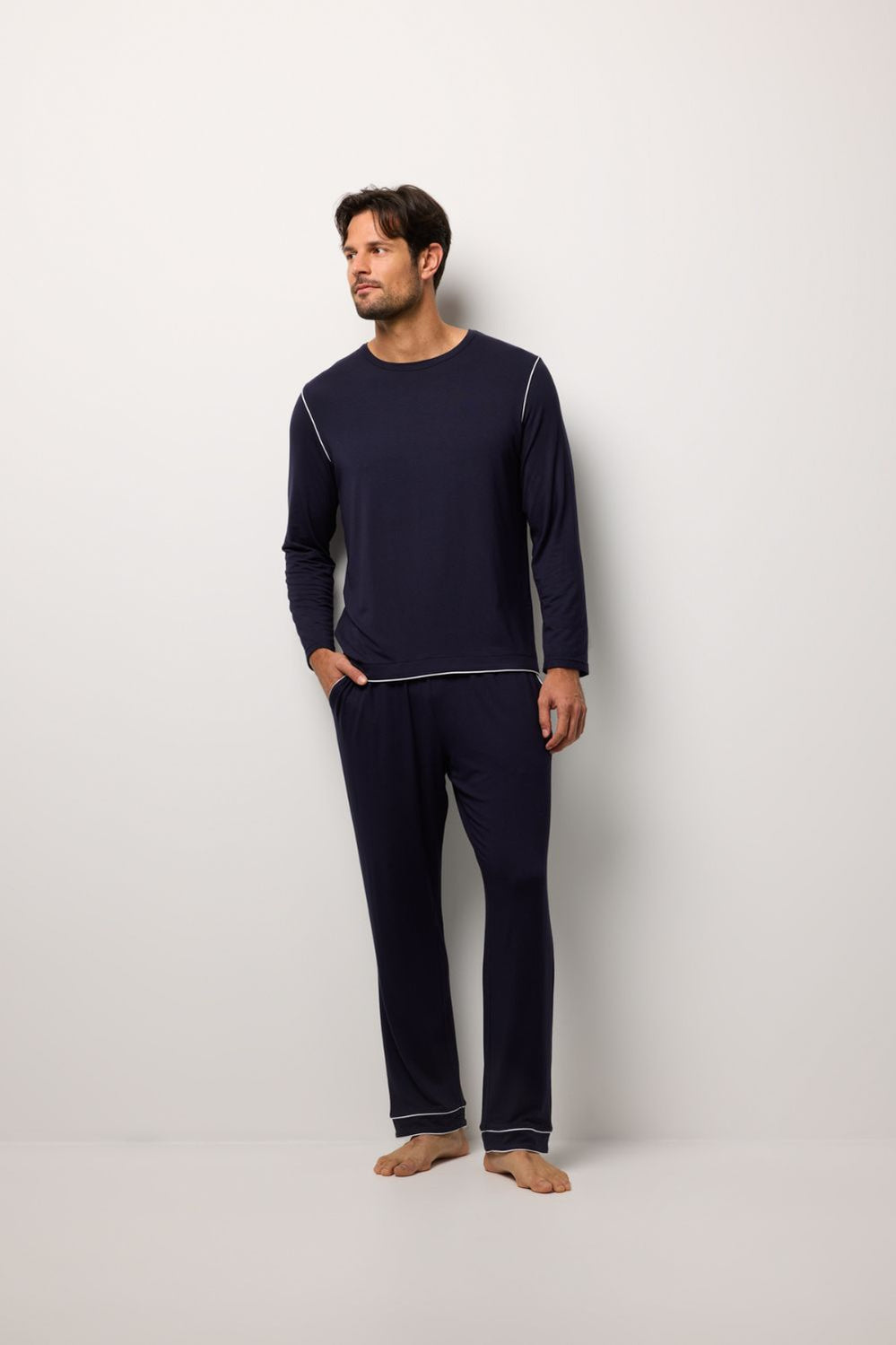 Nox Long Top & Pants - French Navy - image 1