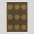 Habitat Festival Dots Olive Green Outdoor Rug 280x200cm - Brown - image 1
