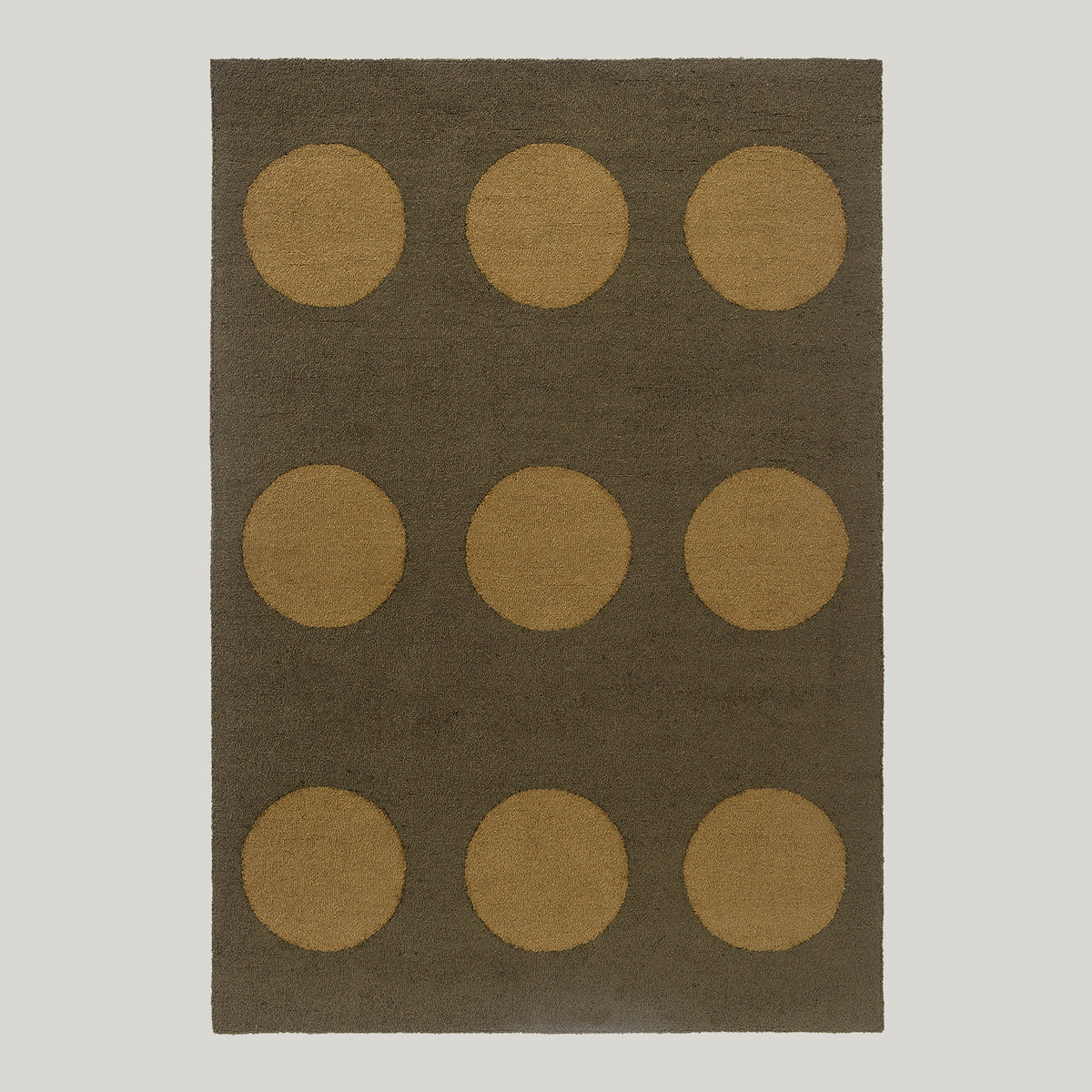 Habitat Festival Dots Olive Green Outdoor Rug 230x160cm - Brown - image 1