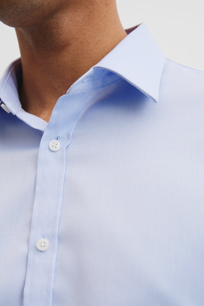 Slim Fit Textured Travel Shirt
