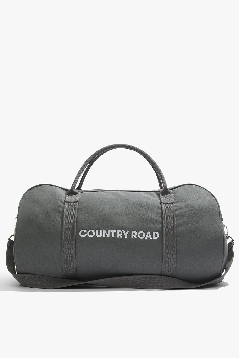 Cotton Zip Canvas Logo Tote