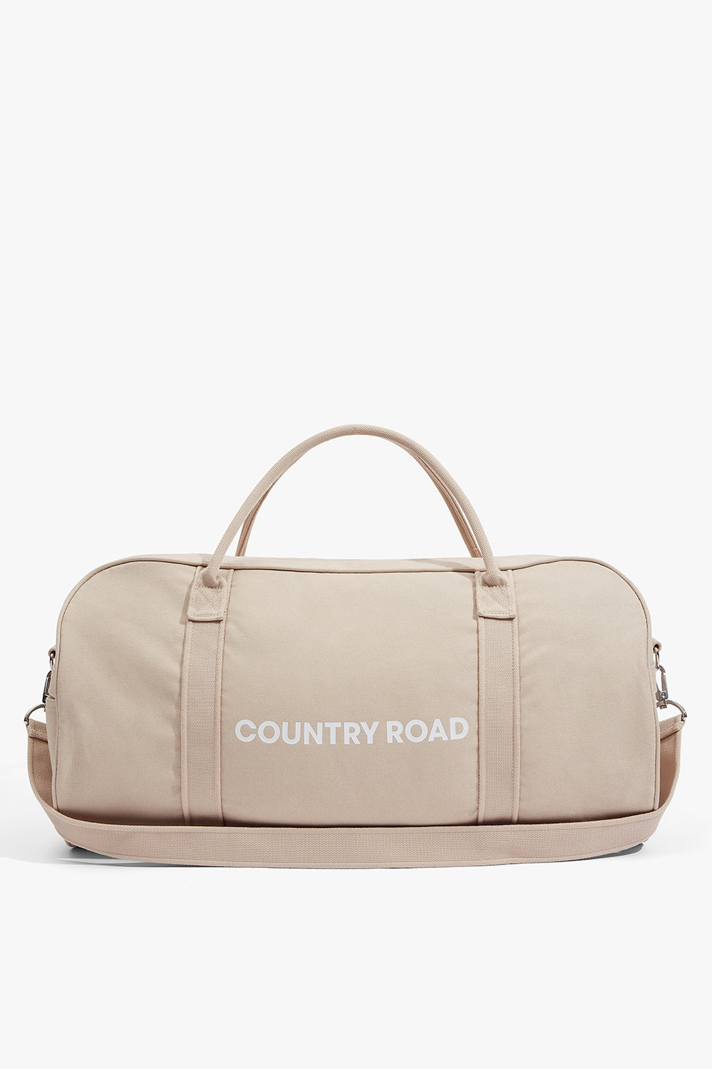 Cotton Zip Canvas Logo Tote