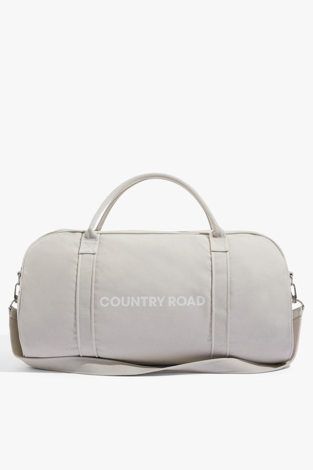 Cotton Zip Canvas Logo Tote