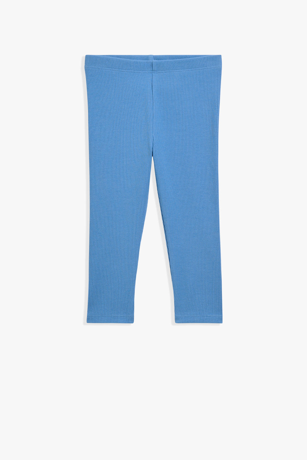 Organically Grown Cotton Blend Solid Rib Legging