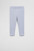 Organically Grown Cotton Blend Solid Rib Legging