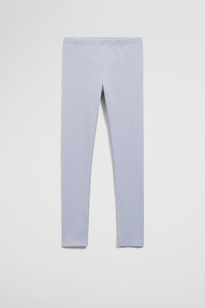 Organically Grown Cotton Blend Solid Rib Legging