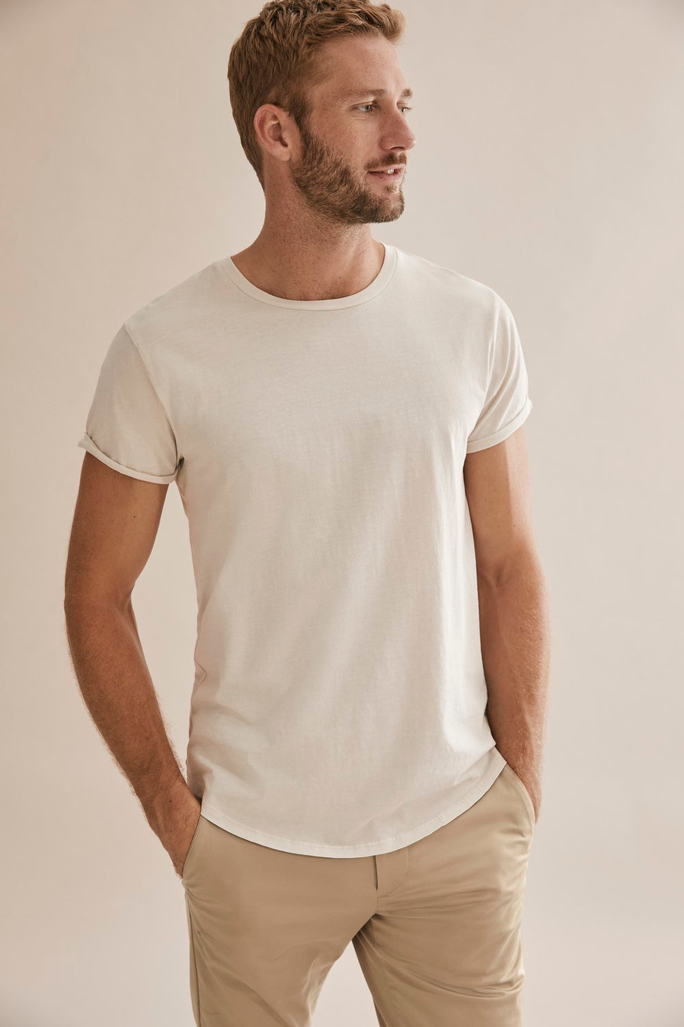 Australian Cotton Longline Garment Dye T-Shirt
