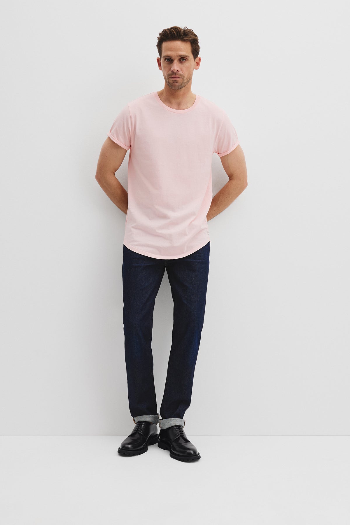 Australian Cotton Longline Garment Dye T-Shirt