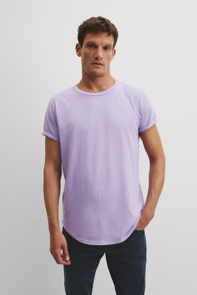 Australian Cotton Longline Garment Dye T-Shirt