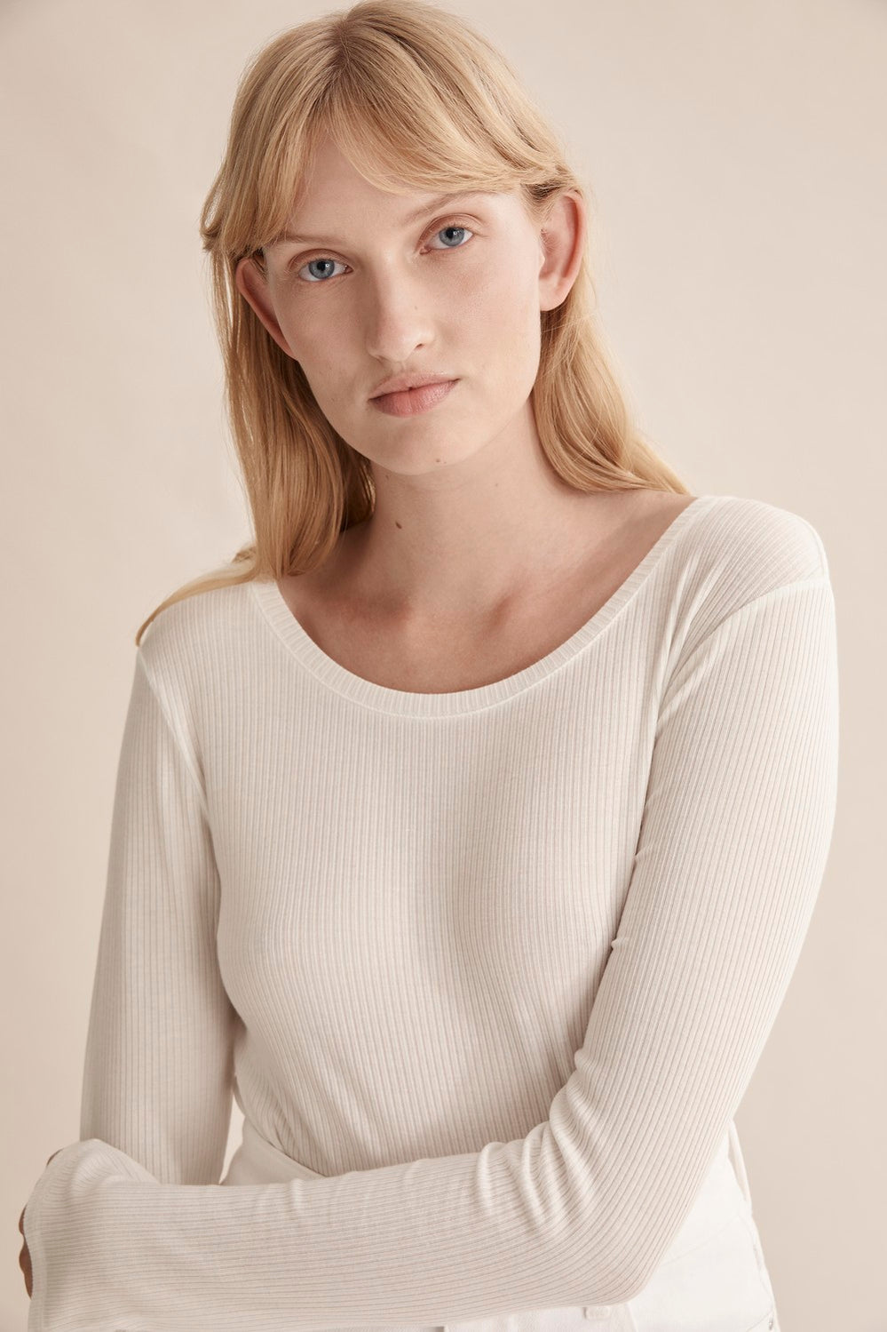 Rib Layering T-Shirt