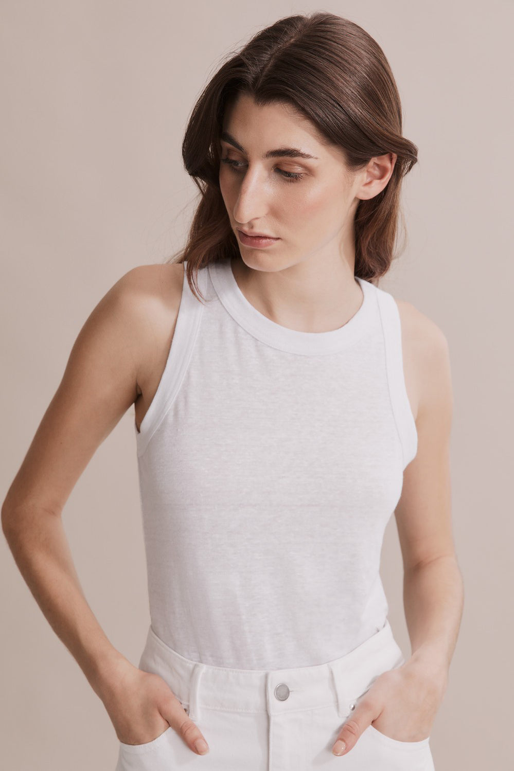 Linen Jersey Tank