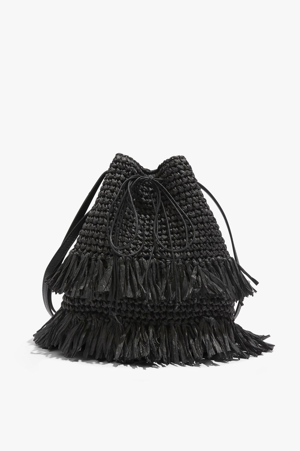 Fringed Bucket Bag