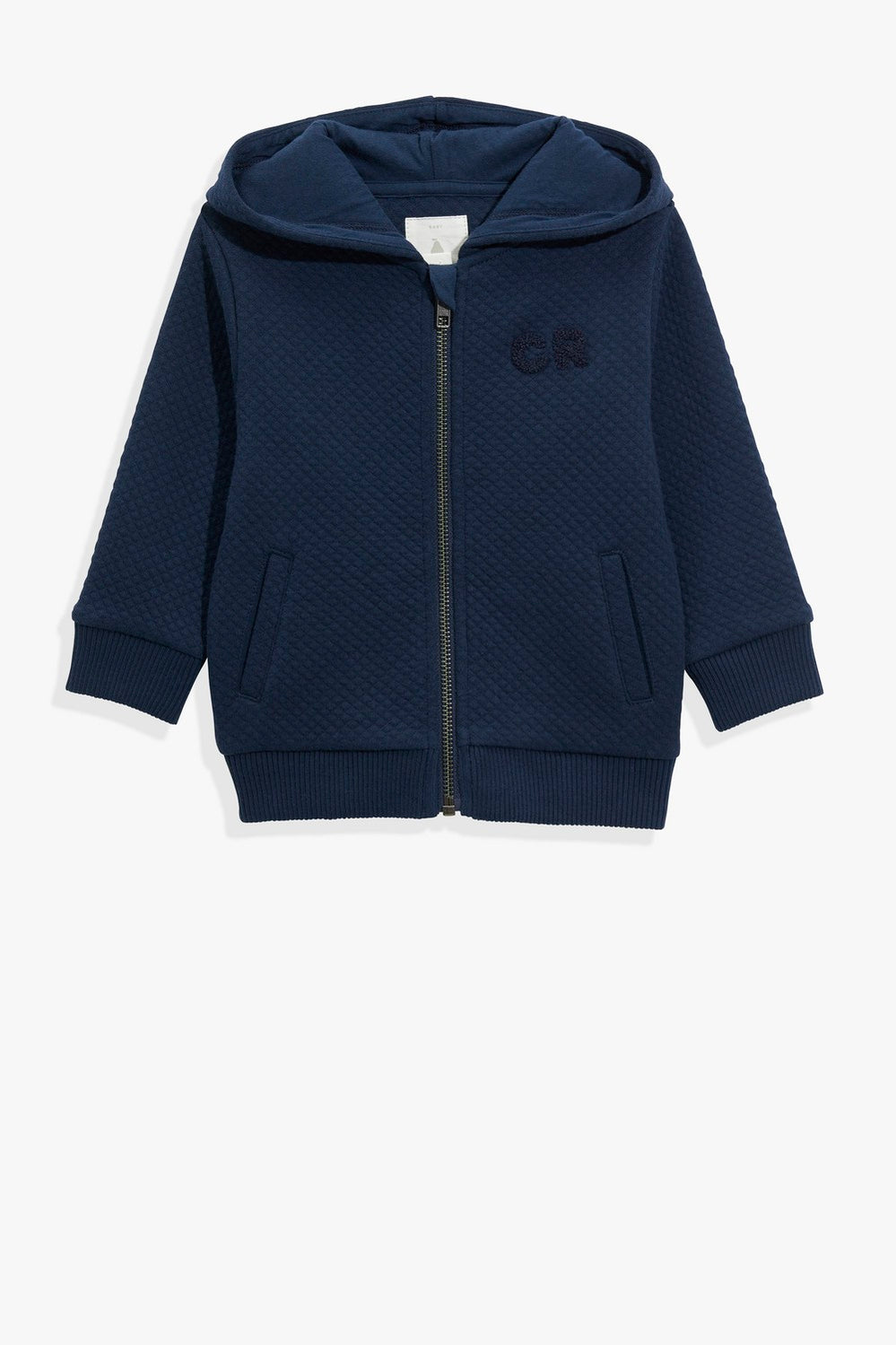 Cotton Unisex Quilted Hooded Sweat
