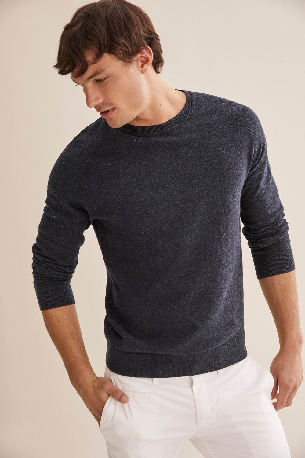 Cotton Linen Crew