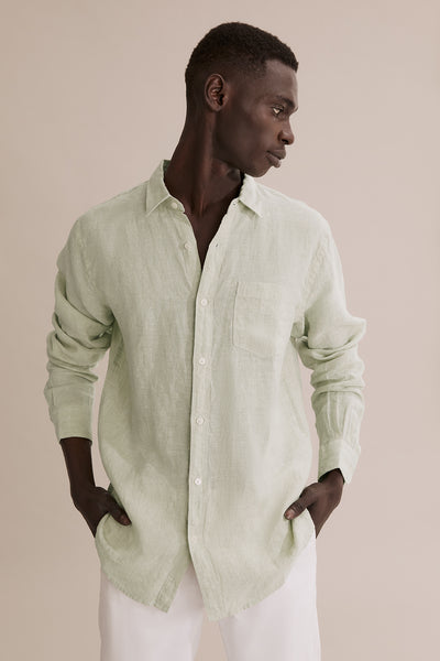 Regular Fit Linen Shirt