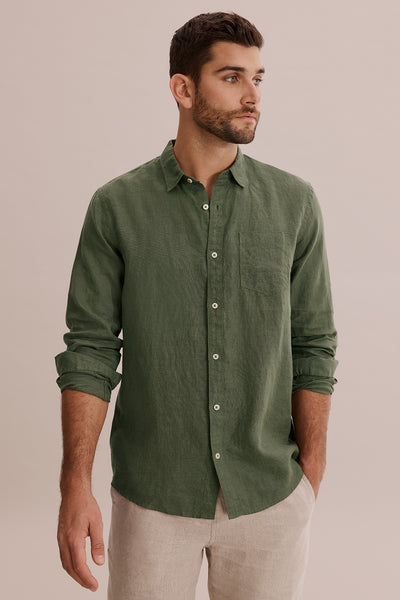 Regular Fit Linen Shirt