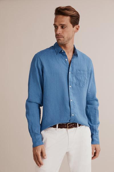 Regular Fit Linen Shirt