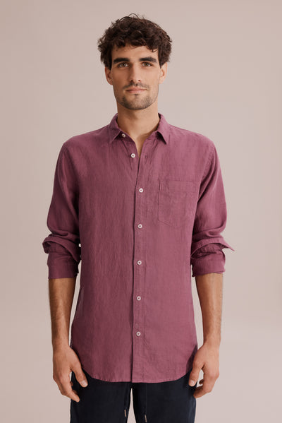 Regular Fit Linen Shirt