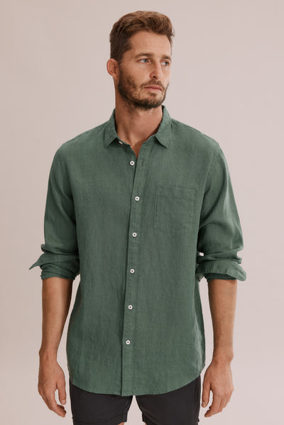 Regular Fit Linen Shirt
