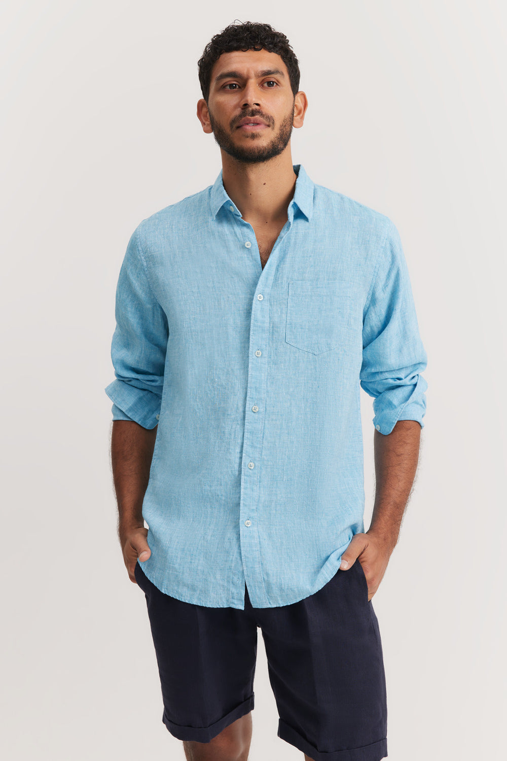 Regular Fit Linen Shirt
