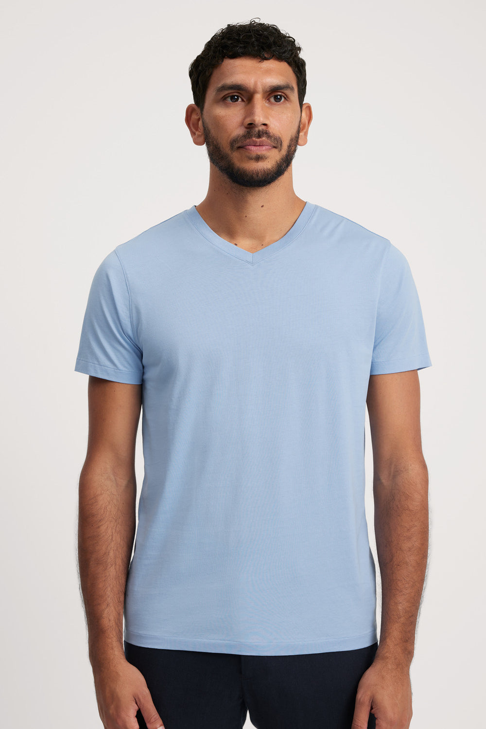Pima Cotton V-Neck T-Shirt