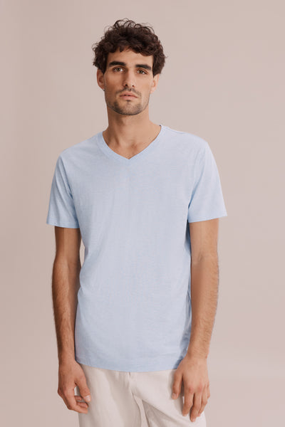 Pima Cotton V-Neck T-Shirt