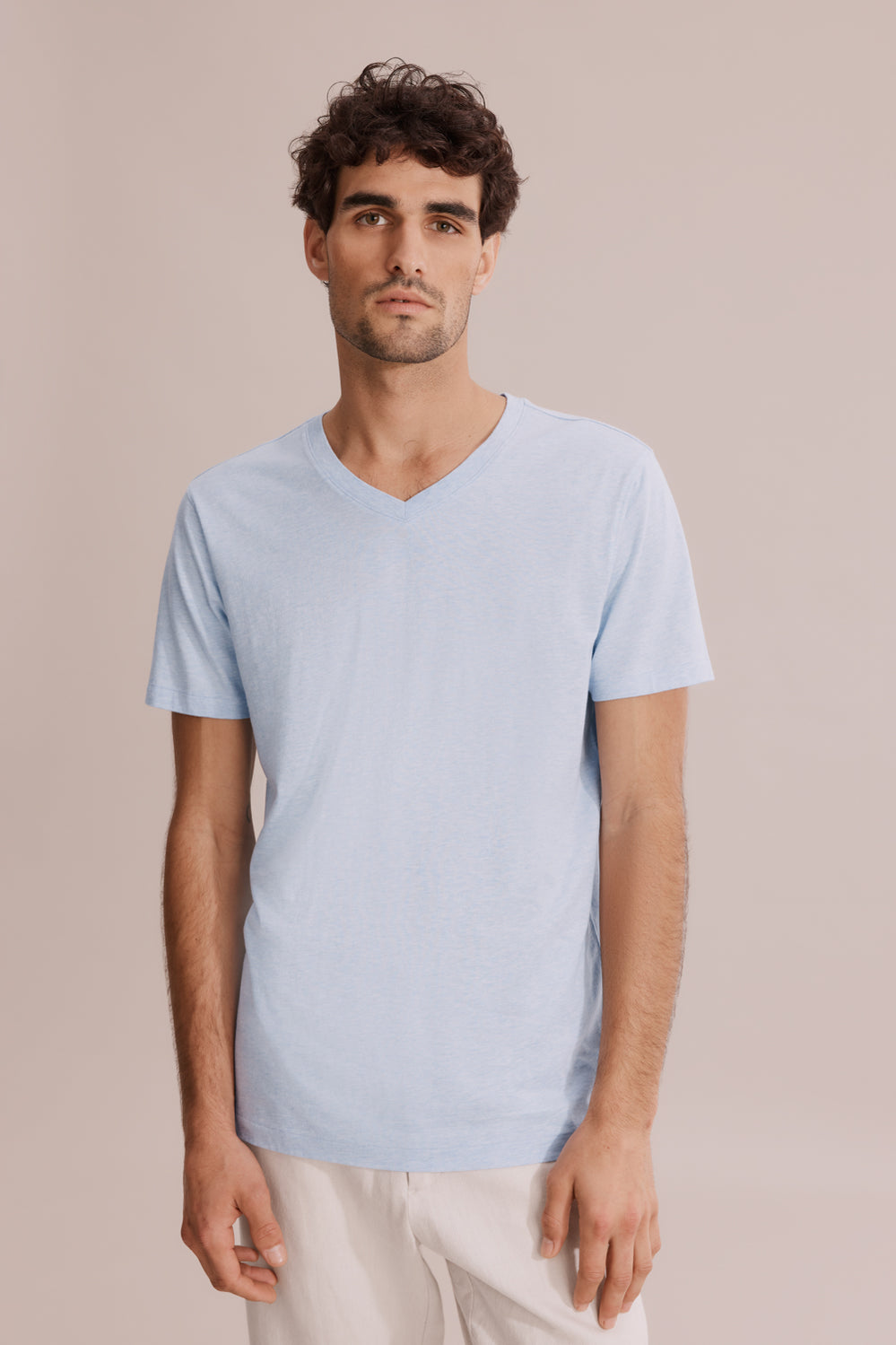 Pima Cotton V-Neck T-Shirt