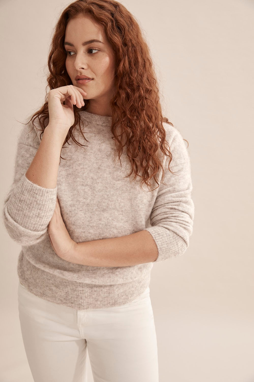 Relaxed Fluffy Knit