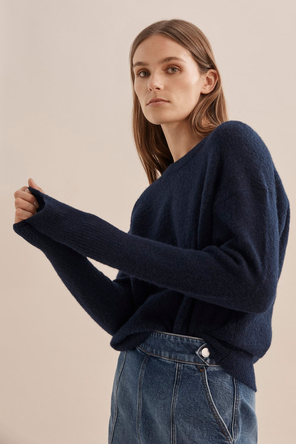 Relaxed Fluffy Knit
