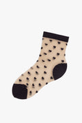 Sheer Heart Quarter Crew Sock