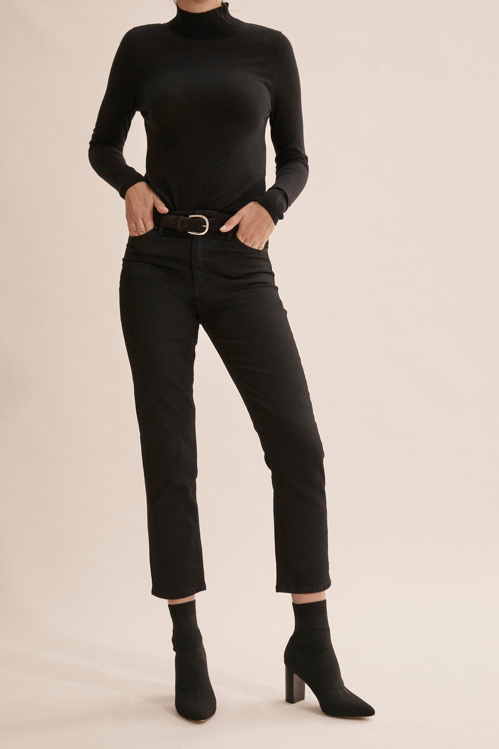 Australian Cotton High Rise Straight Jean