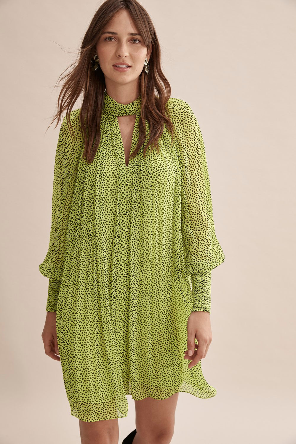 Twist Knot Mini Dress