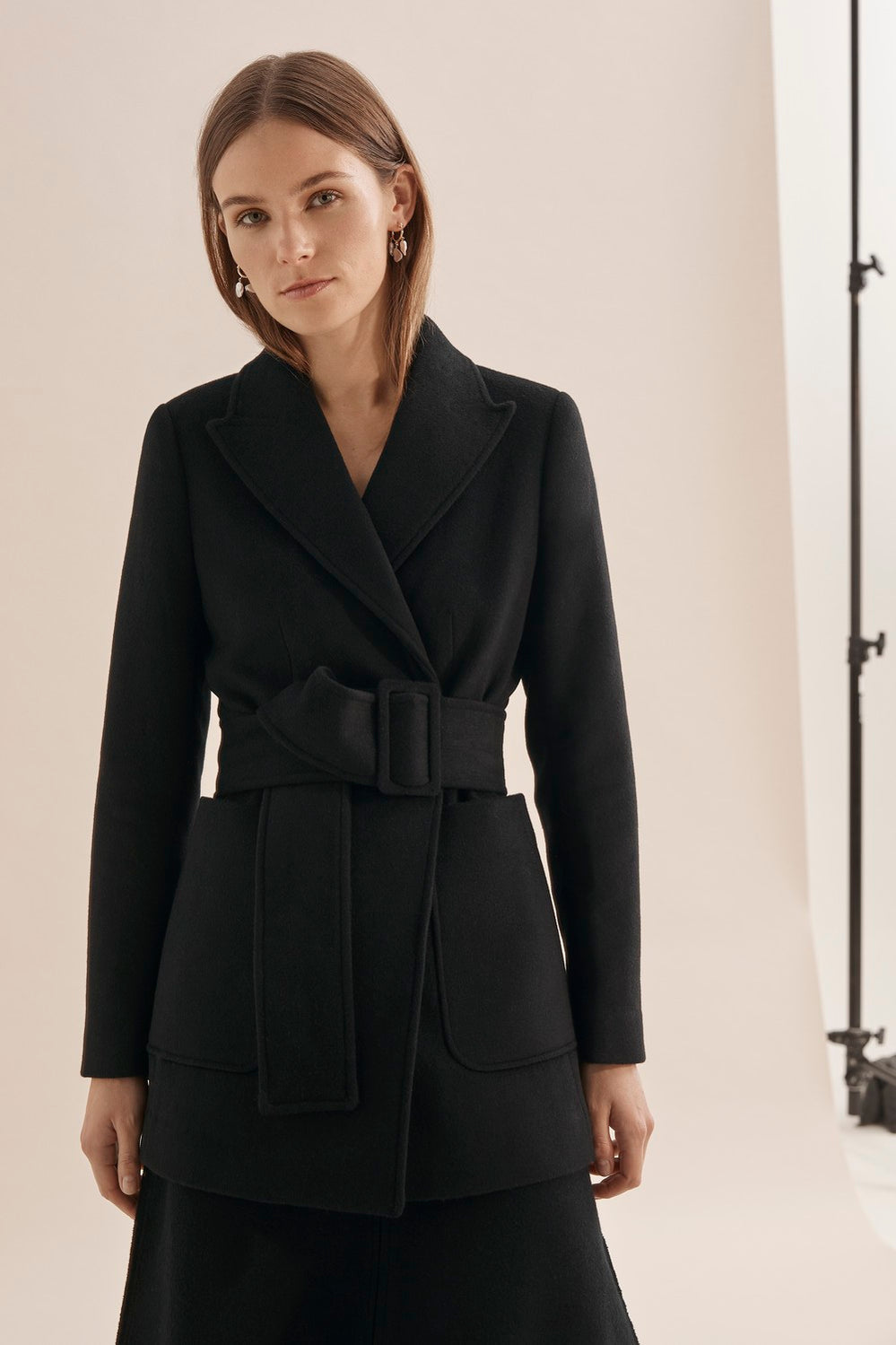 Belted Wool Jacket