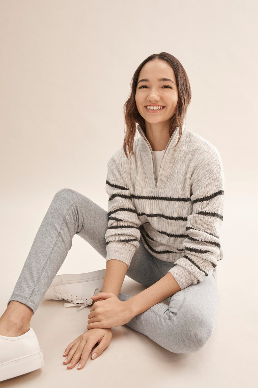Stripe Zip Thru