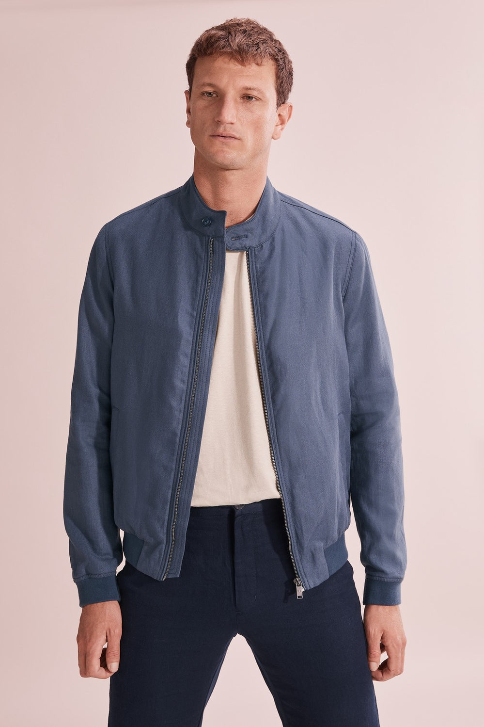 Cotton Linen Bomber