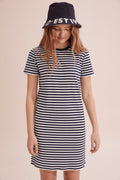 Teen Stripe Rib Dress