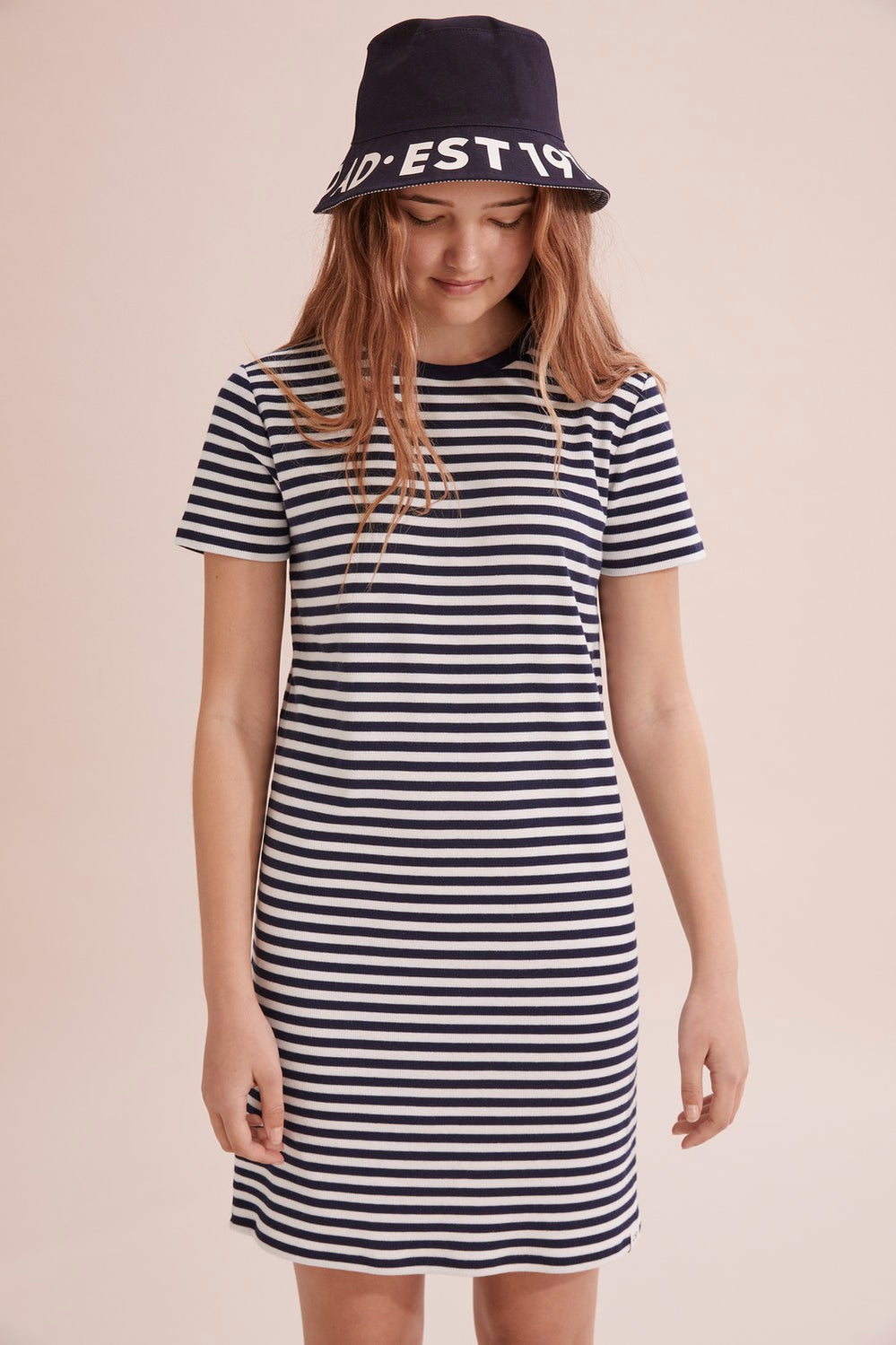 Teen Stripe Rib Dress