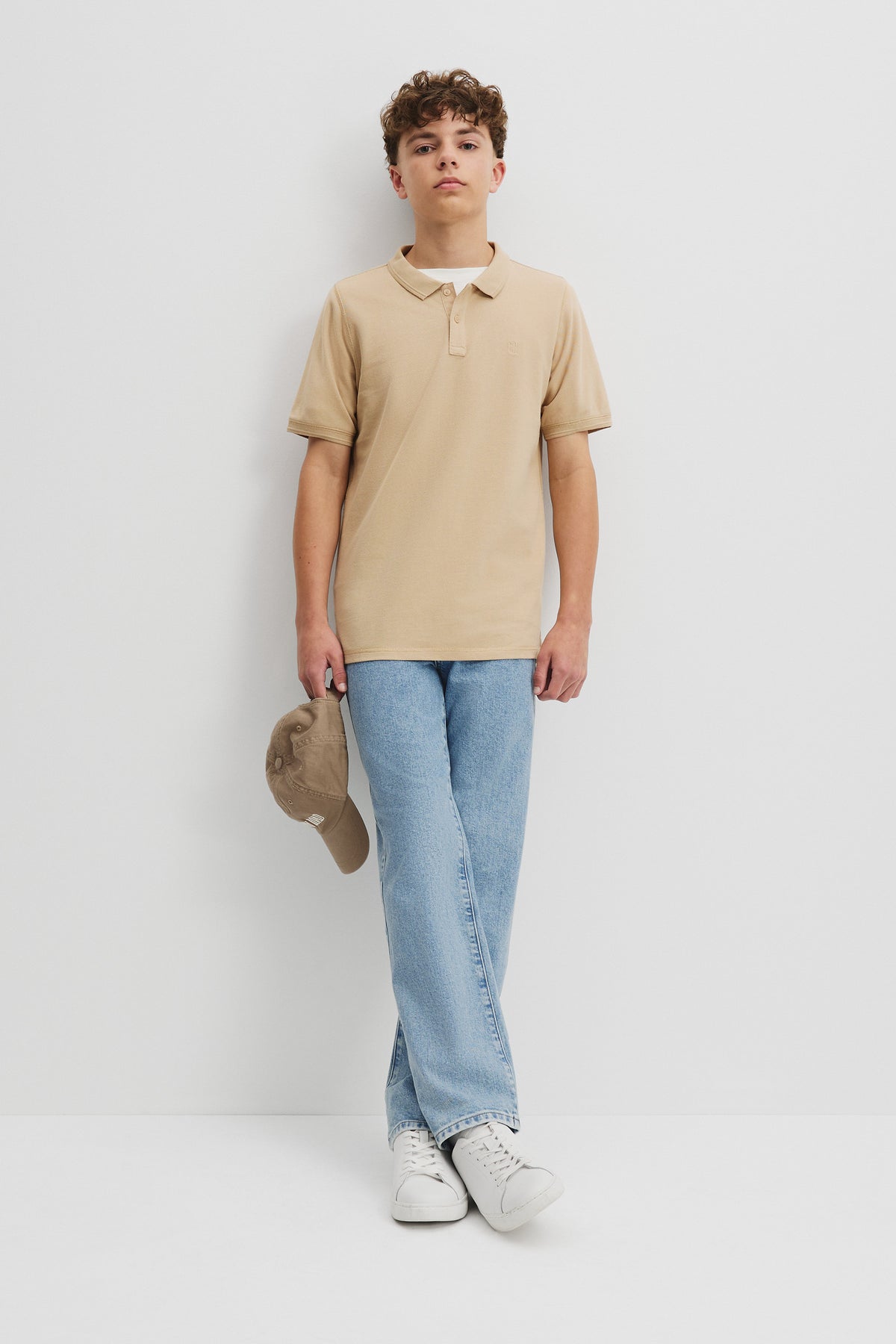 Teen Recycled Cotton Blend Polo Shirt