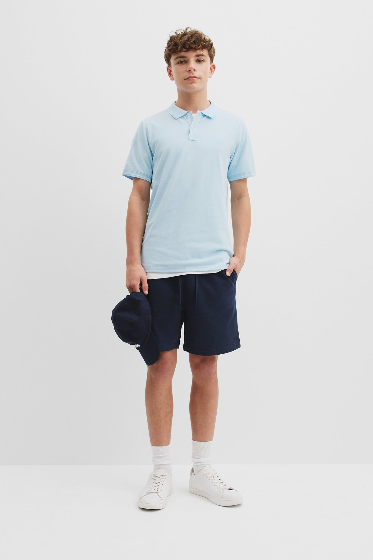 Teen Recycled Cotton Blend Polo Shirt