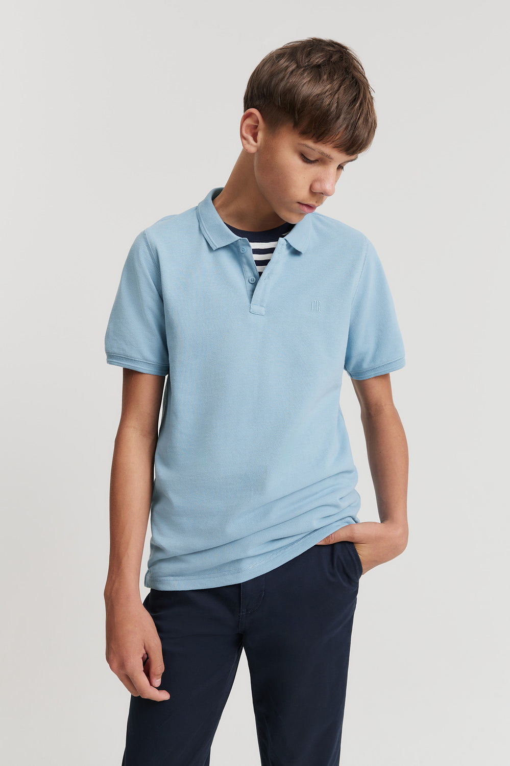 Teen Recycled Cotton Blend Polo Shirt