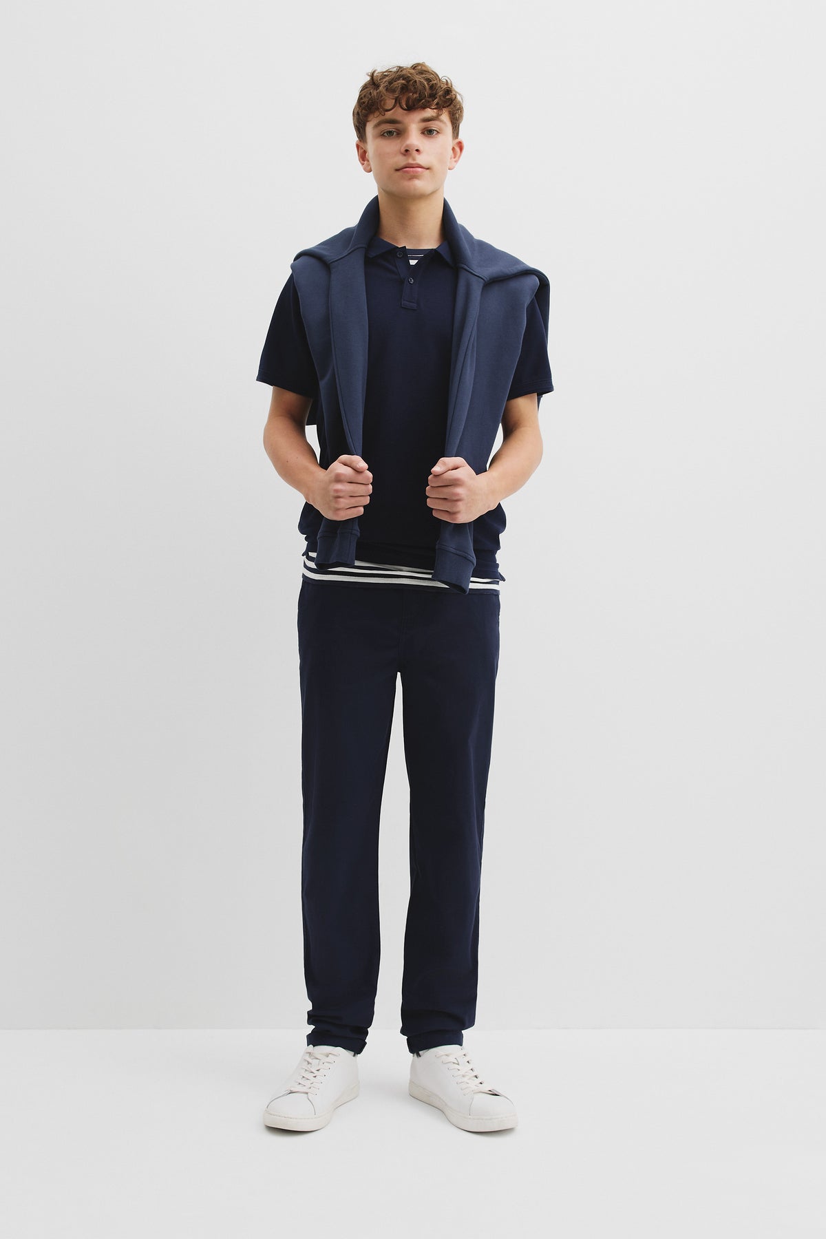 Teen Recycled Cotton Blend Polo Shirt
